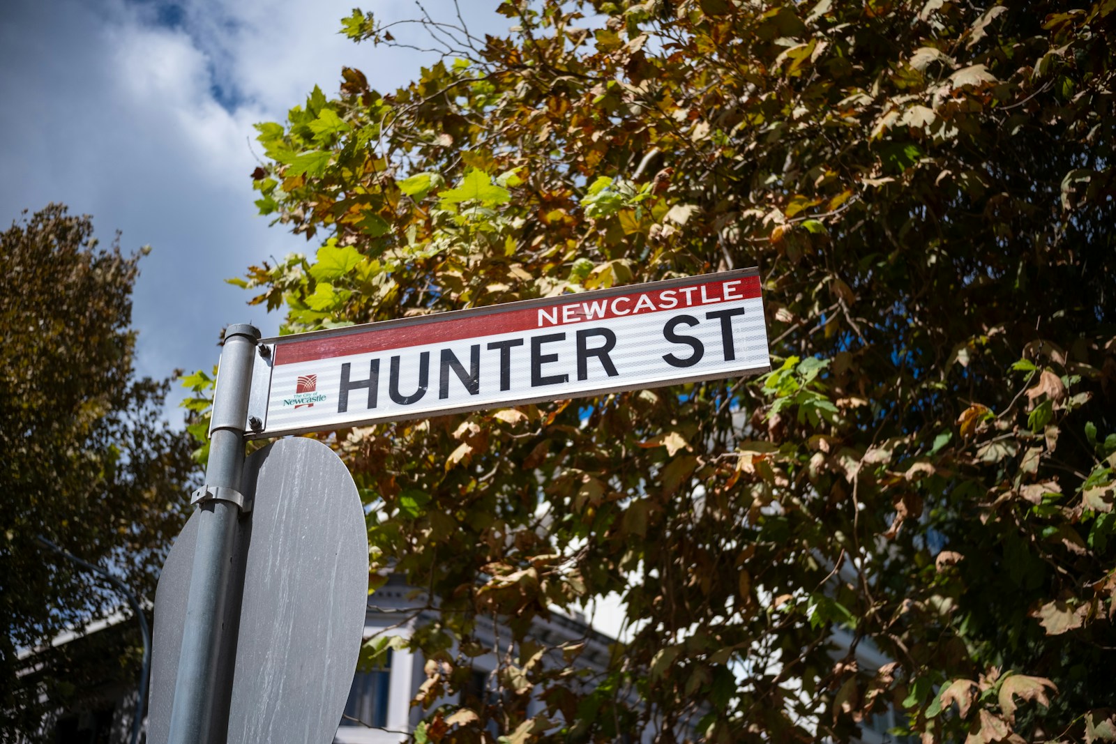 Newcastle Hunter Street sign — learn Mandarin in Newcastle with WillyChina