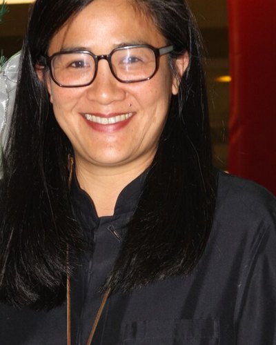 Chef Kylie Kwong photographed at a public event in Sydney in 2012.