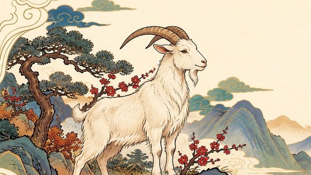 The Goat in the WillyChina zodiac illustration series