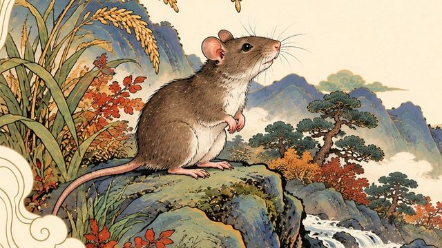 The Rat in the WillyChina zodiac illustration series